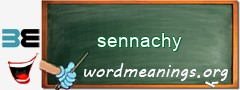 WordMeaning blackboard for sennachy